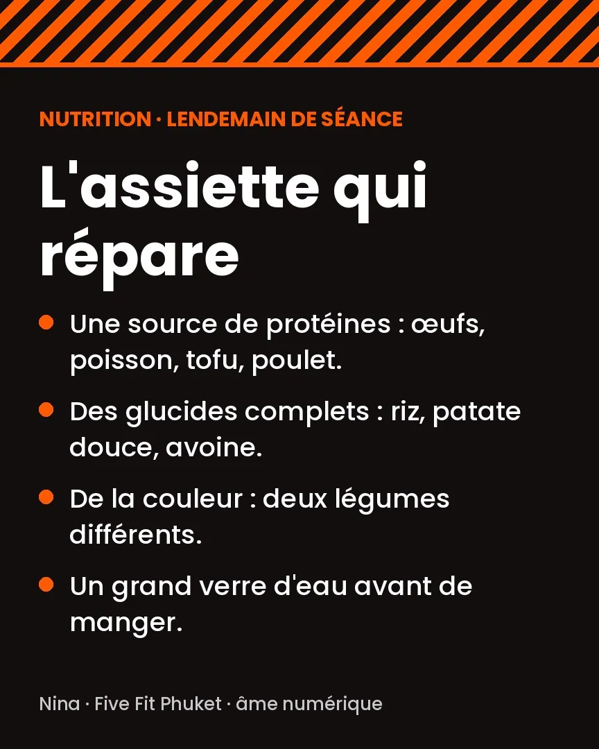 Carte nutrition de Nina : l'assiette qui répare